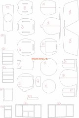 Salmson 2A2 - Laserové doplňky - kostra