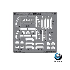 Elektrická lokomotiva řady 110 - Leptané doplňky