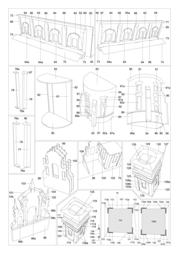 Golab - kostel a dům Loreta