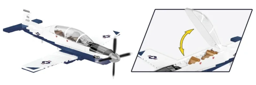 Beechcraft T-6 Texan II - Plastová stavebnice COBI