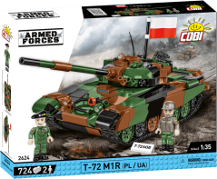 T-72 M1R (PL/UA) - Plastová stavebnica COBI