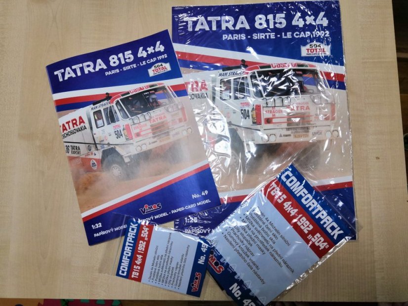 Tatra 815 4x4 - Paris-Sirte-Le Cap 1992 - č. 504 - 1:25
