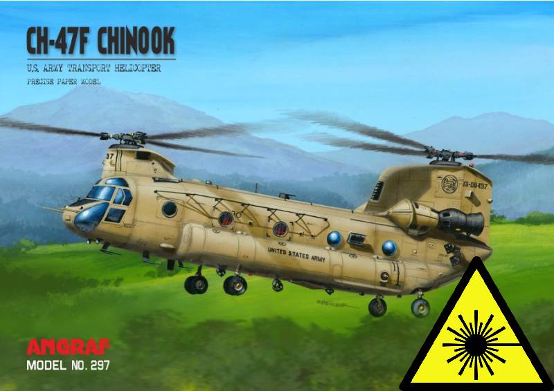 CH-47F Chinook - Laserové doplňky - kostra