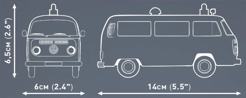 Volkswagen T2a - ambulance - Plastová stavebnice COBI