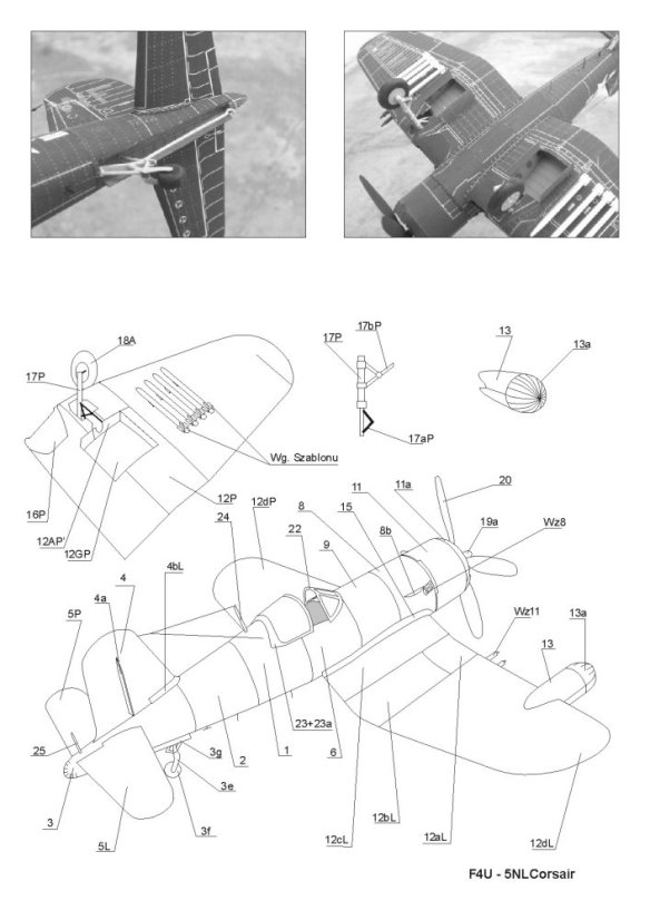 F4U-5NL Corsair & P-47 D Thunderbolt