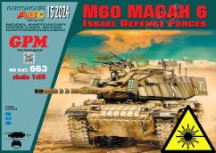 M60 Magah 6 IDF - Laserové doplňky - kostra