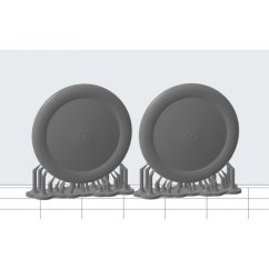 LVG C.VI - plastová kola