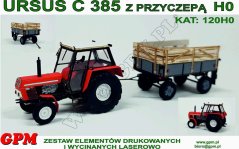 Ursus C 385 s přívěsem