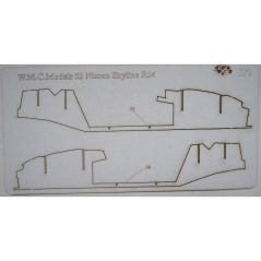 Nissan Skyline R34 - Laserové doplnky - kostra