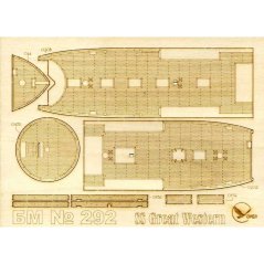 SS Great Western - Laserové doplňky - dřevěná paluba