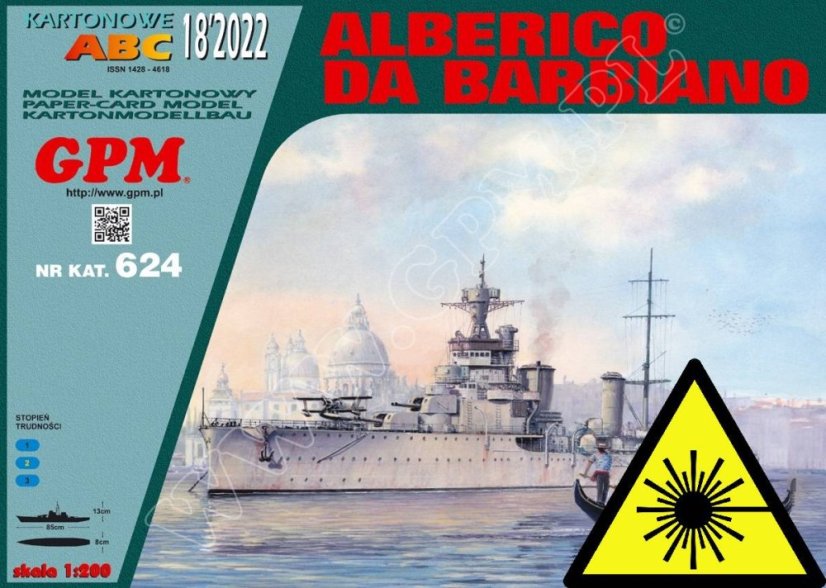 Alberico da Barbiano - Laserové doplňky - kostra, detaily, zábradlí