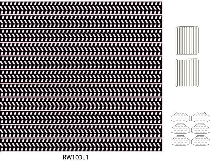 Ripperworks 103 - Laser accessories - patterns, details