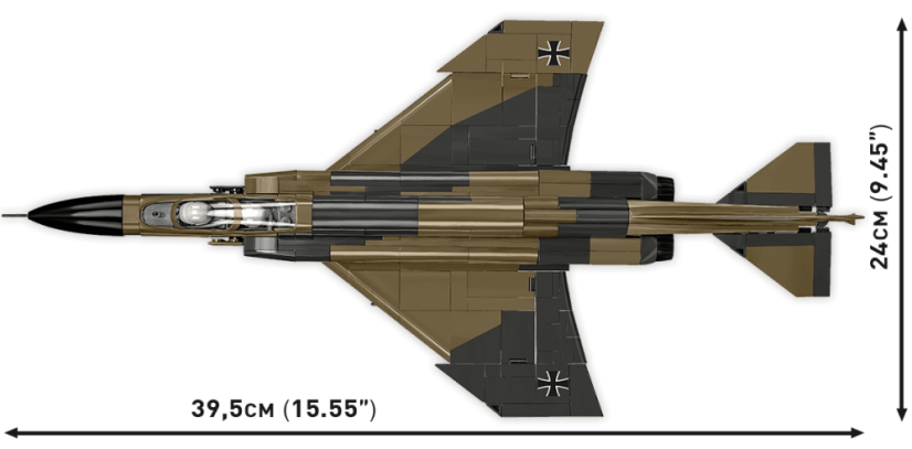 F-4F Phantom II - Luftwaffe - Plastová stavebnice COBI