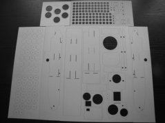 Tank T-35 - Laser accessories - skeleton, wheel parts