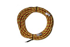 Fengda BD24-300Y Connecting Hose, Yellow (3 m, G1/8" - G1/8" Fittings)