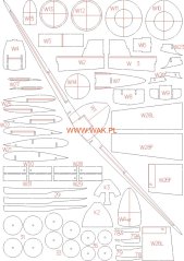 Focke-Wulf FW-190F-8 - Laserové doplnky - kostra