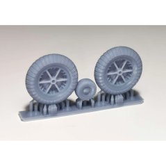 Messerschmitt Bf-109 - placstic wheels