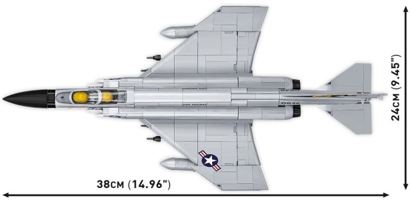 F-4 Phantom II - USS Midway - Plastová stavebnice COBI