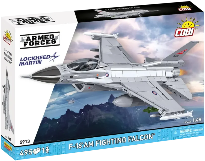 F-16 AM - Fighting Falcon - Plastová stavebnice COBI