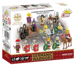 3 figúrky: Germánski bojovníci - Plastová stavebnica COBI