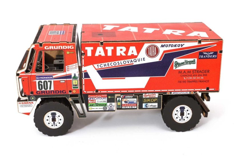 Tatra 815 4x4 Dakar 1988 - dřevěná stavebnice