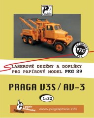 Praga V3S AV-3 - Laserové doplnky - dezény, detaily