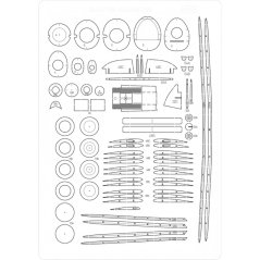 Gloster Gladiator Mk.II - Laser accessories - skeleton, details