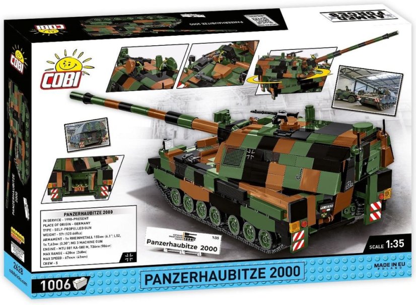 Panzerhaubitze 2000 - Plastová stavebnice COBI