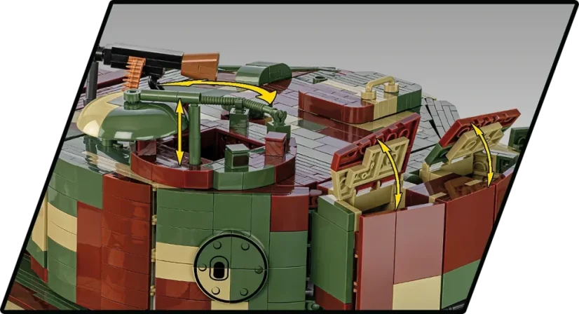 PzKpfw VI Ausf. E- Executive Edition 1:12 - Plastová stavebnice COBI