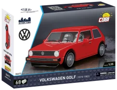 Volkswagen Golf 1974 - červený - Plastová stavebnice COBI
