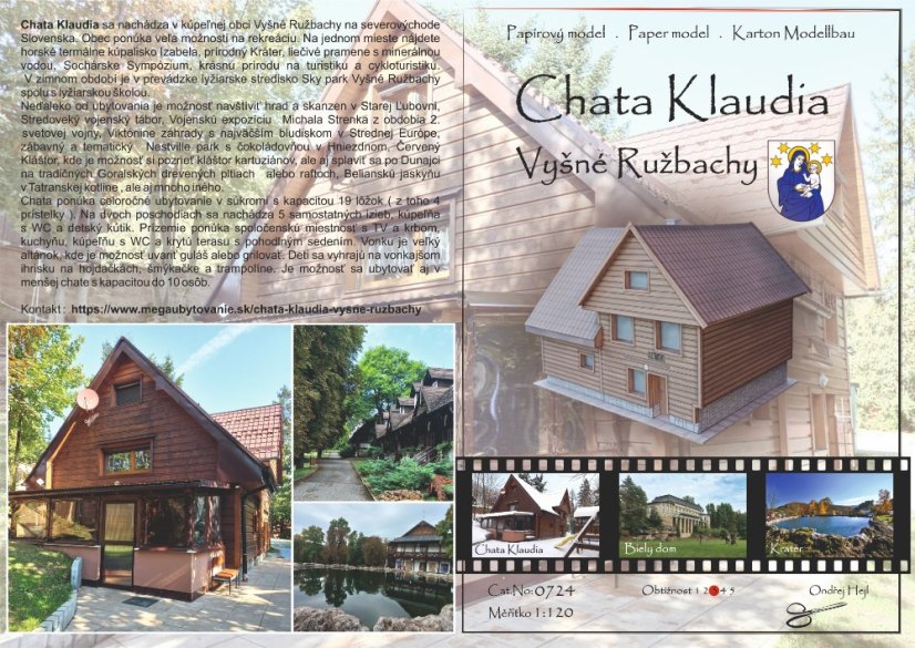 Chata Klaudia - Vyšné Ružbachy