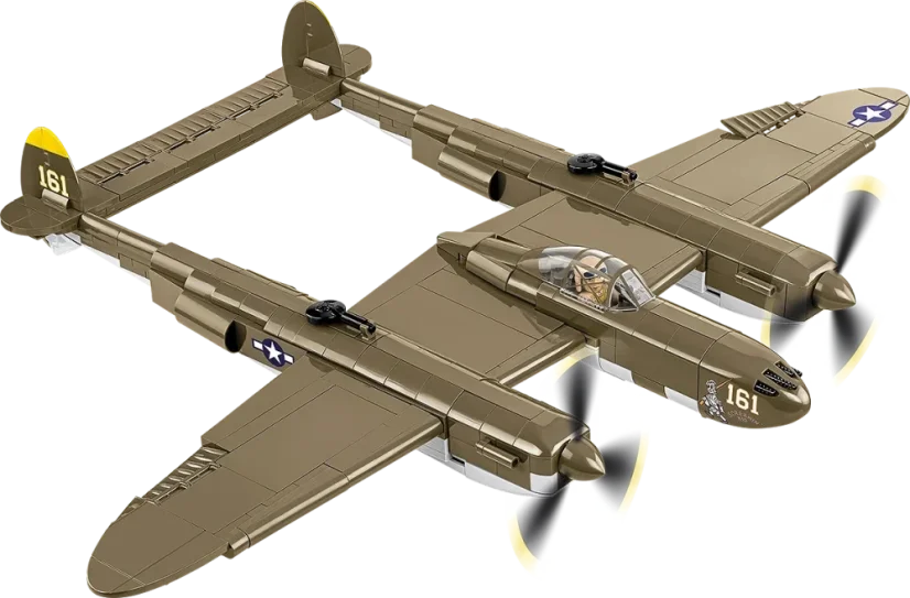 Lockheed P-38 Lightning (H) WWII - Plastová stavebnice COBI