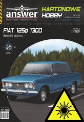Fiat 125p 1300 - Laser accessories - skeleton, details, patterns