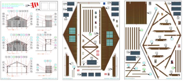 Dřevěný hangár z 1. pol. 20. století