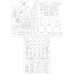 PZL MD-12 - Laserové doplnky - kostra
