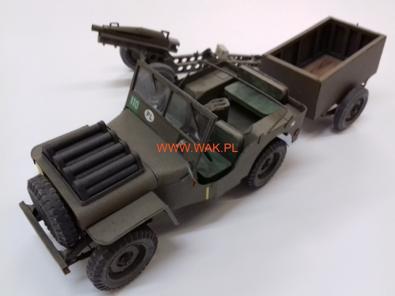 Jeep Willys Airbone s 75mm houfnicí