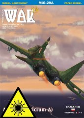 Mig-29A Fulcrum A - Laserové doplnky - kostra