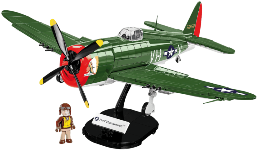 P-47 Thunderbolt - Plastová stavebnice COBI