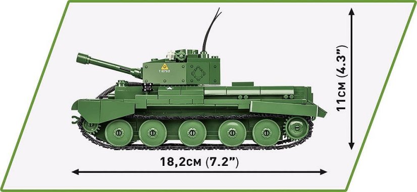 Cromwell Mk.IV WW II - Plastová stavebnice COBI