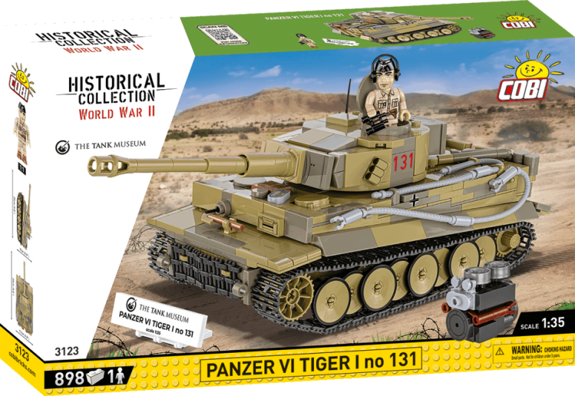 Panzer VI TIGER I 131 WWII - Plastová stavebnica COBI