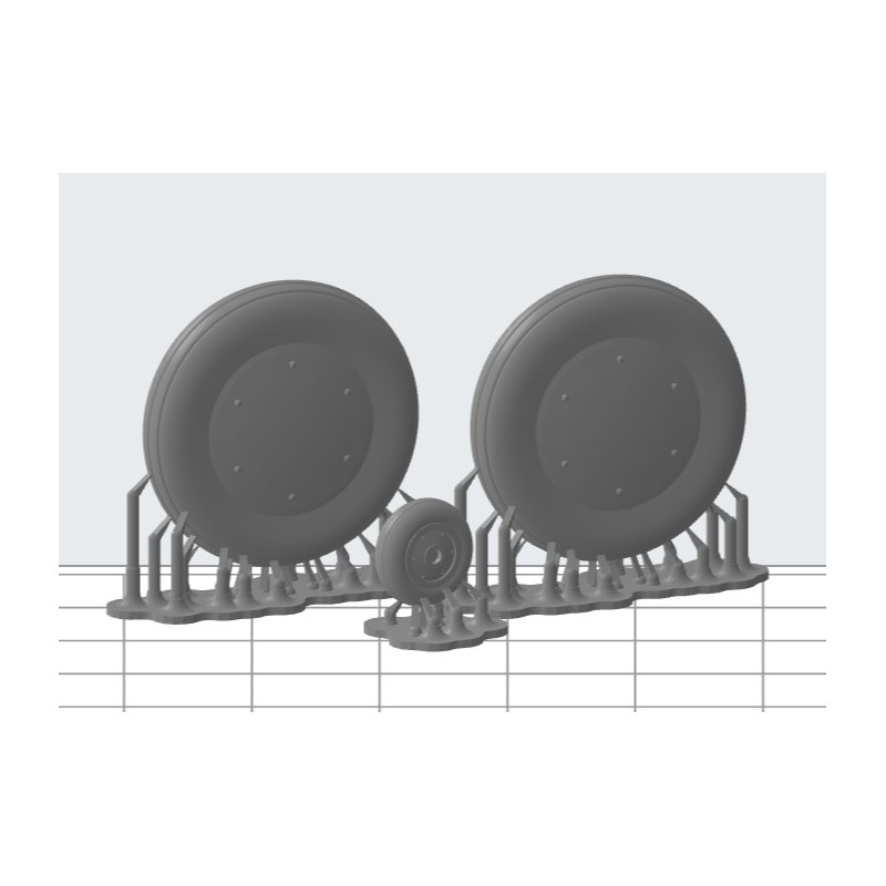 P-63A Kingcobra - plastová kola