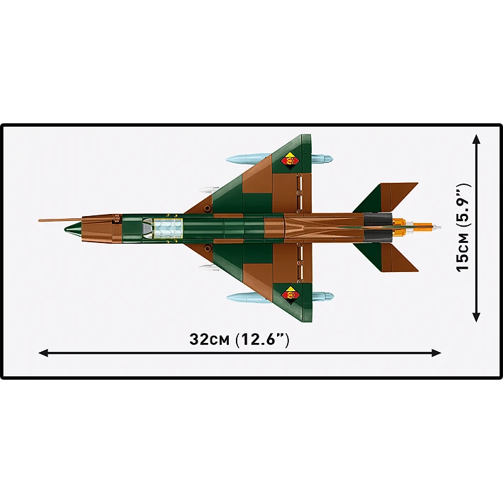 MIG-21 (ČSSR/NDR) – Plastová stavebnica COBI