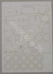 Sd.Kfz.124 WESPE - Laserové doplnky - kostra