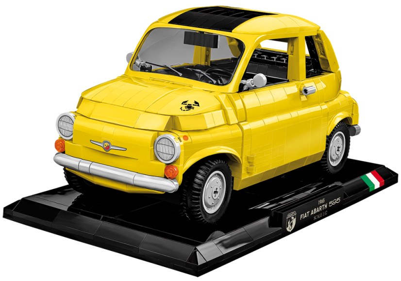 Fiat Abarth 595, EXECUTIVE EDITION 1:12 - Plastová stavebnice COBI