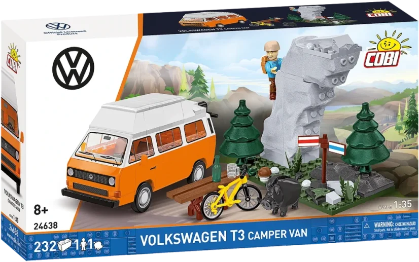 Volkswagen T3 Camper Van - Plastová stavebnica COBI