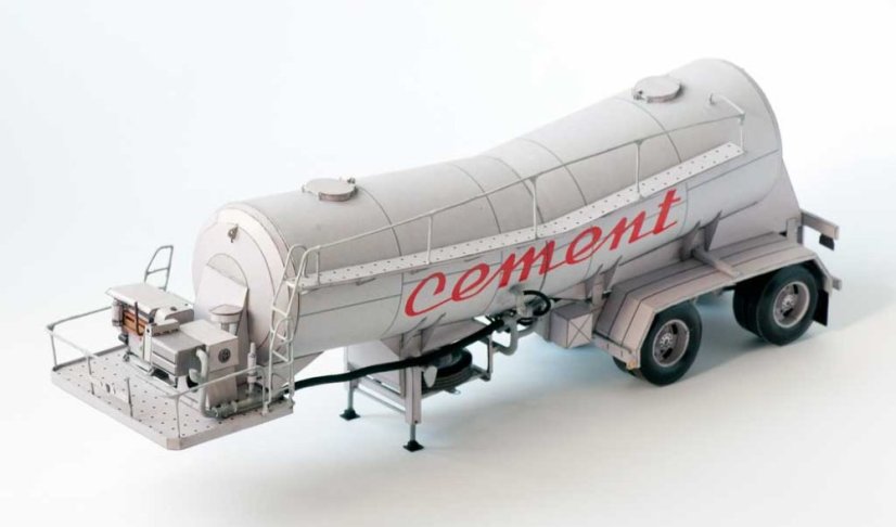 Návěs na přepravu cementu ZVVZ