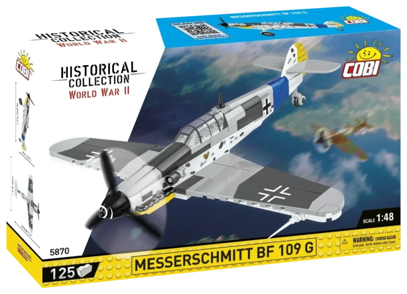 Messerschmitt BF 109G  WWII - Plastová stavebnice COBI