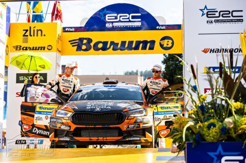 Závodní automobil Škoda Fabia RS Rally2 - D. Stříteský Č