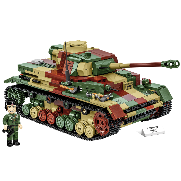 Tank PzKpfw IV Ausf. G WWII - Plastová stavebnice COBI