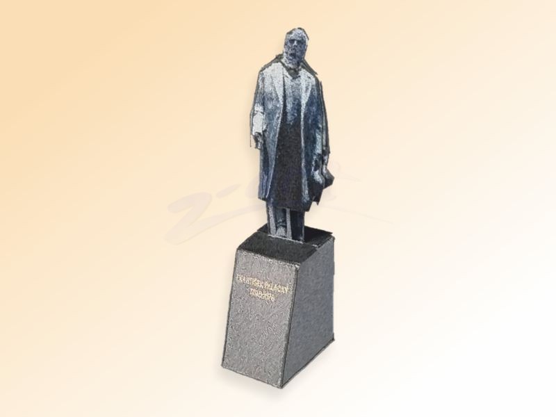 Rodný dům Františka Palackého v Hodslavicích + socha